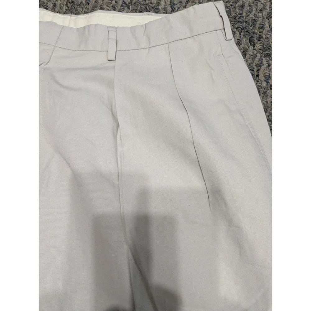 Polo Ralph Lauren Mens Pleated Chino Pants 38x30 Beige Cotton Cuffed NWT
